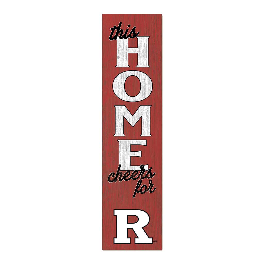 11x46 Leaning Sign This Home Rutgers Scarlet Knights