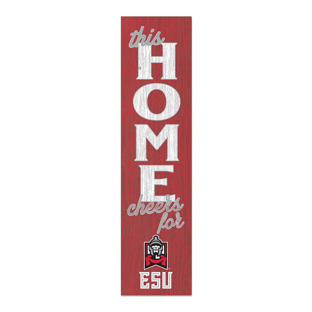 11x46 Leaning Sign This Home East Stroudsburg University WARRIORS