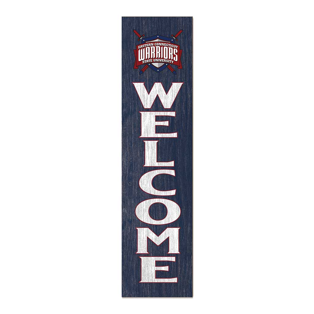 11x46 Leaning Sign Welcome Eastern Connecticut State University Warriors