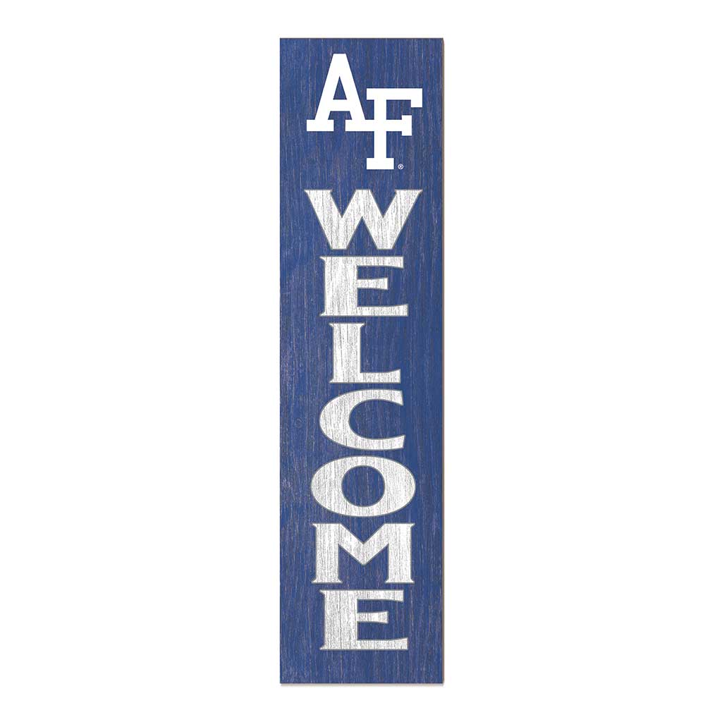 11x46 Leaning Sign Welcome Air Force Academy Falcons