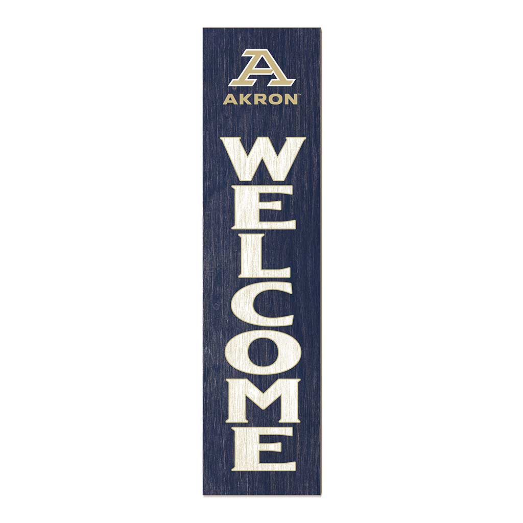 11x46 Leaning Sign Welcome Akron Zips