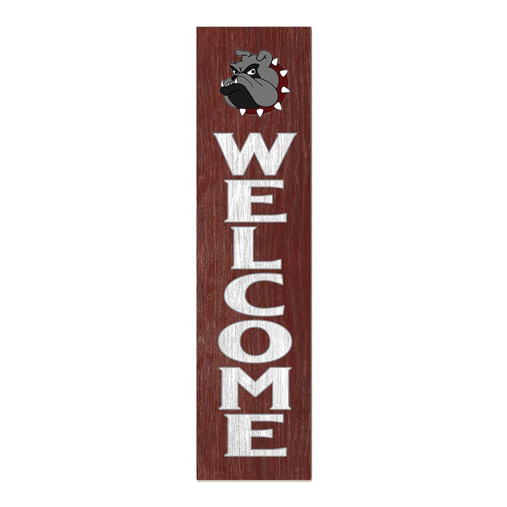 11x46 Leaning Sign Welcome University of Redlands Bulldogs