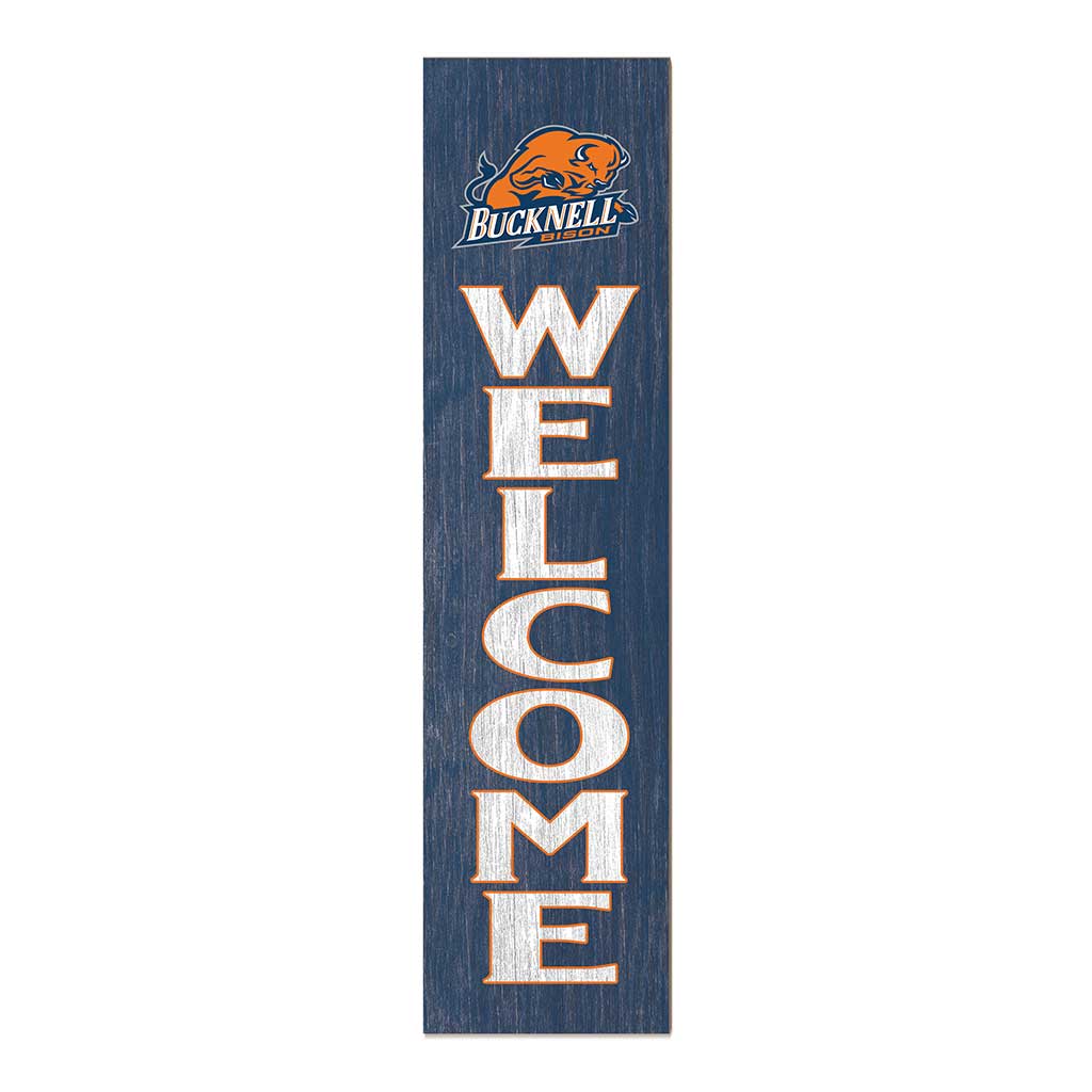 11x46 Leaning Sign Welcome Bucknell Bison