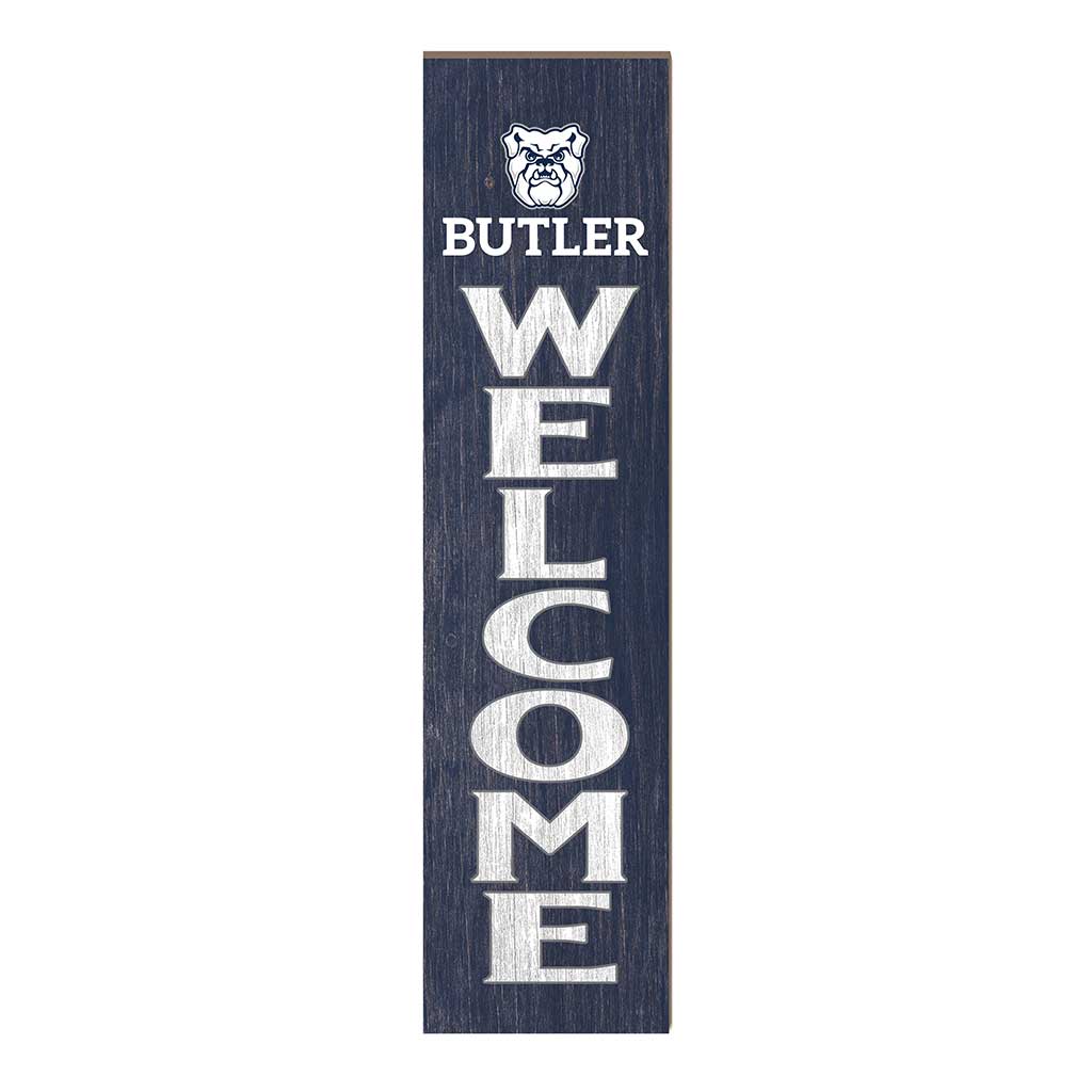 11x46 Leaning Sign Welcome Butler Bulldogs