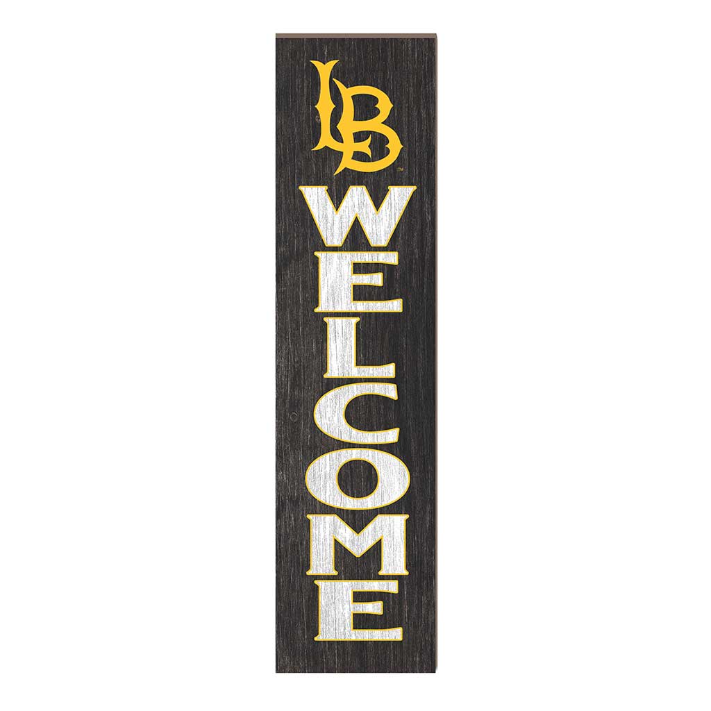 11x46 Leaning Sign Welcome California State Long Beach 49ers