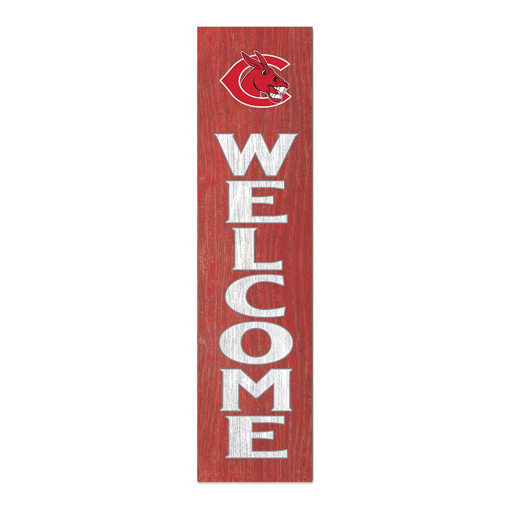 11x46 Leaning Sign Welcome Central Missouri Mules