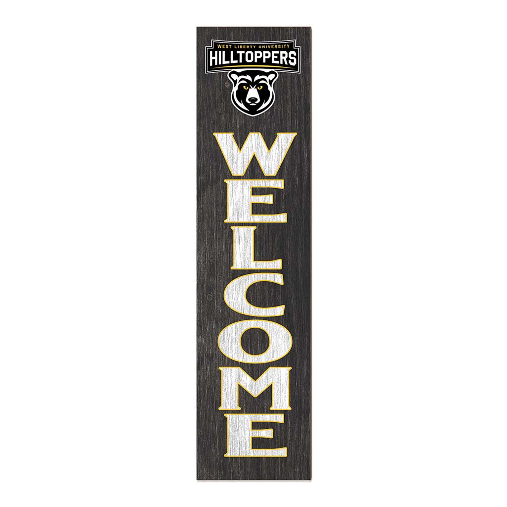 11x46 Leaning Sign Welcome West Liberty University Hilltoppers
