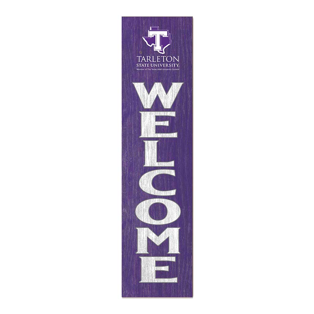11x46 Leaning Sign Welcome Tarleton State University Texans