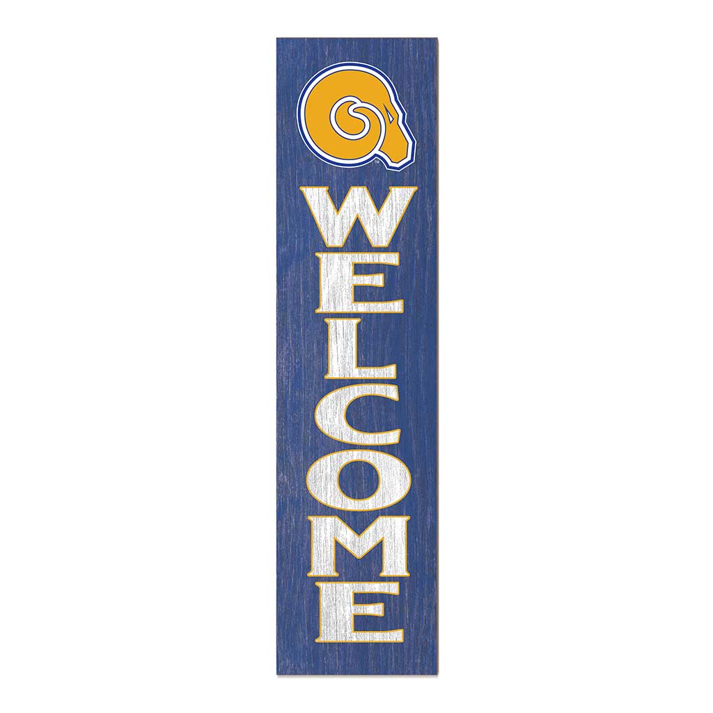 11x46 Leaning Sign Welcome Albany State University Golden Rams