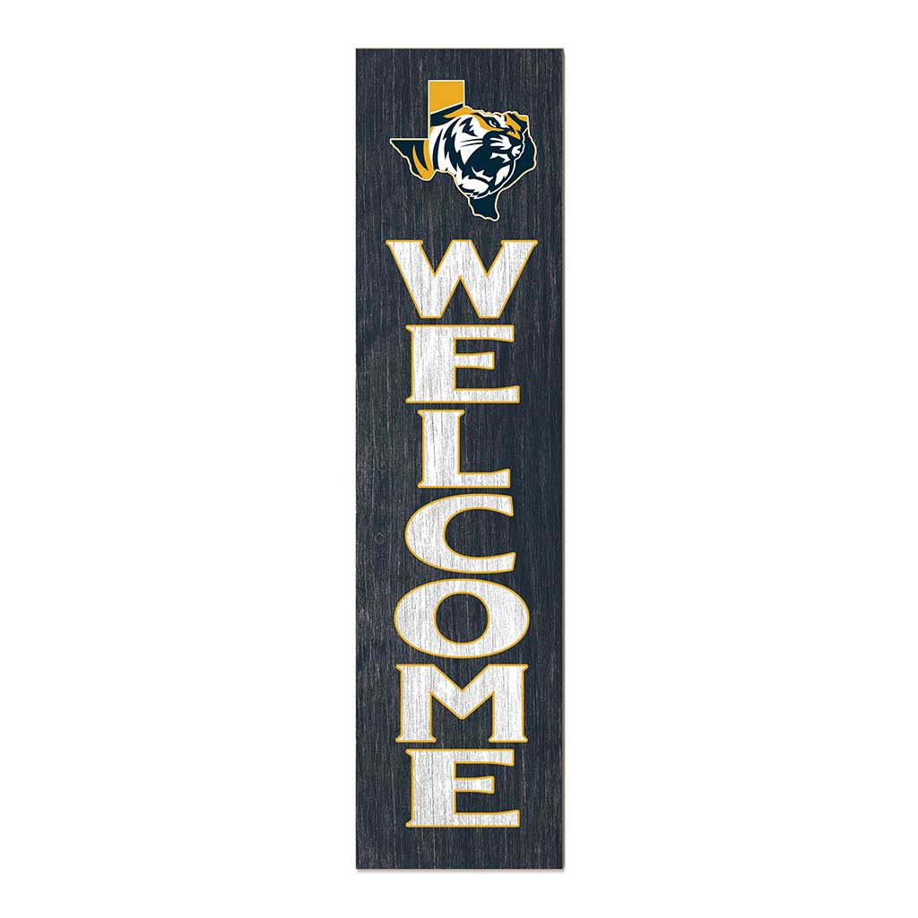 11x46 Leaning Sign Welcome East Texas Baptist Tigers