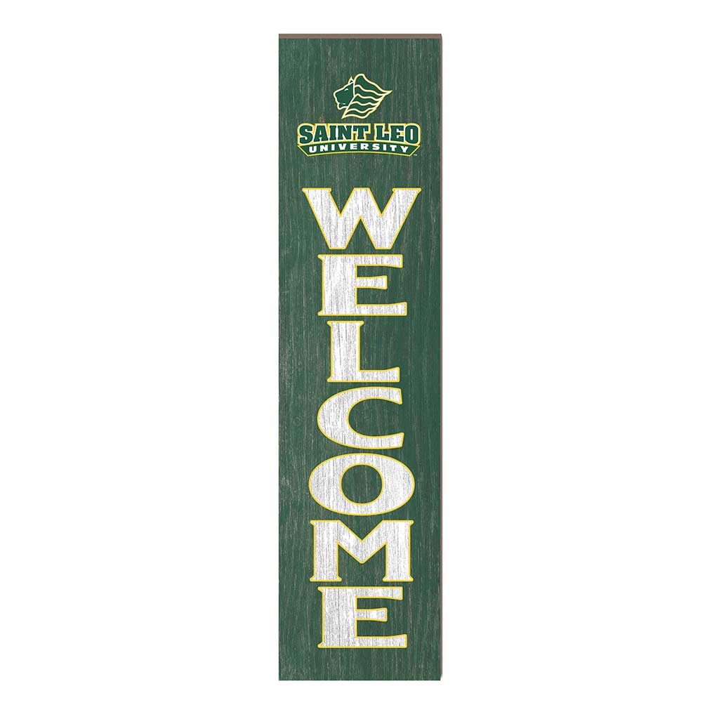 11x46 Leaning Sign Welcome Saint Leo University Lions