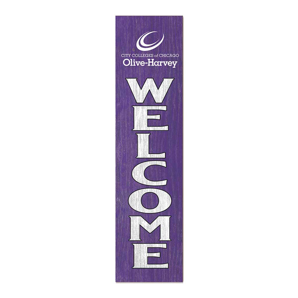 11x46 Leaning Sign Welcome Olive-Harvey College Panthers