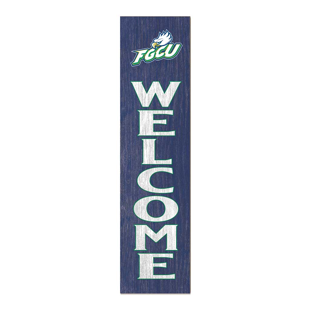 11x46 Leaning Sign Welcome Florida Gulf Coast Eagles