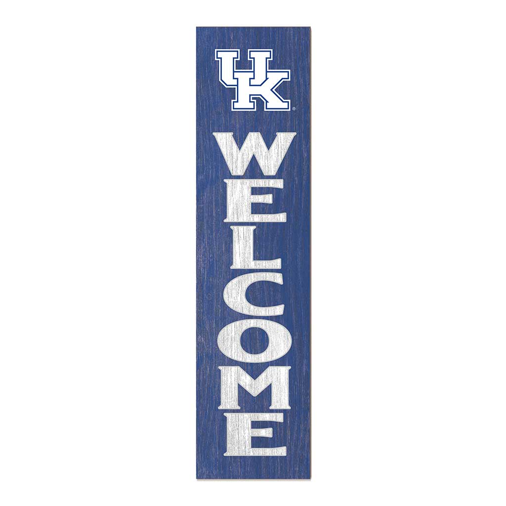 11x46 Leaning Sign Welcome Kentucky Wildcats
