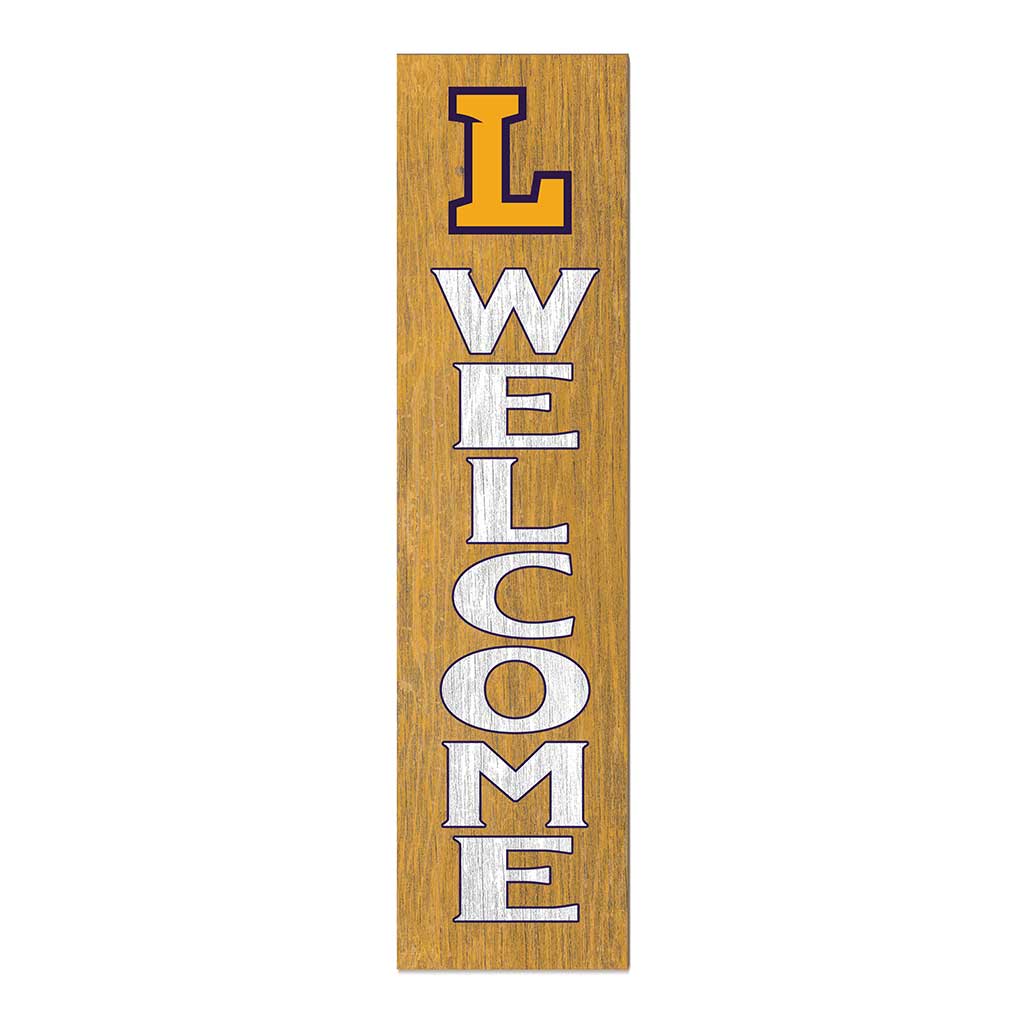 11x46 Leaning Sign Welcome Lipscomb Bisons