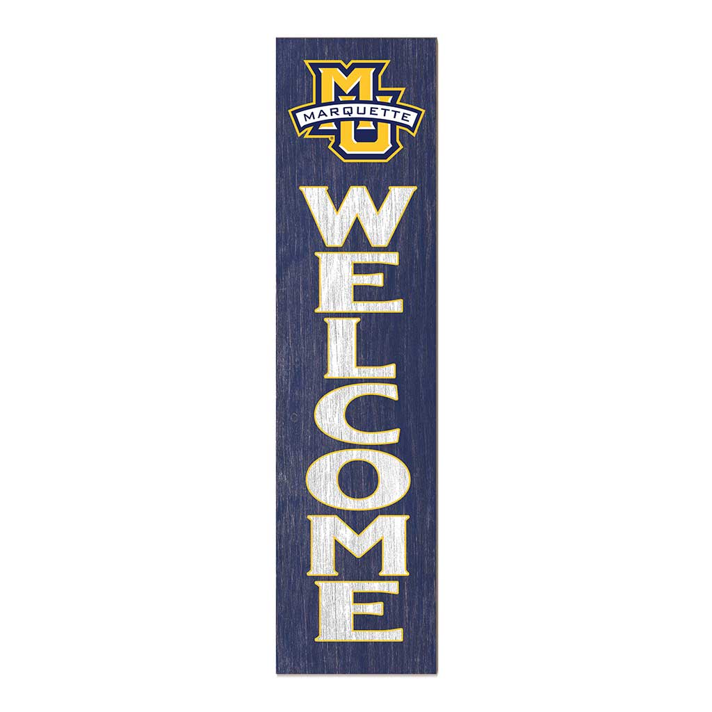 11x46 Leaning Sign Welcome Marquette Golden Eagles
