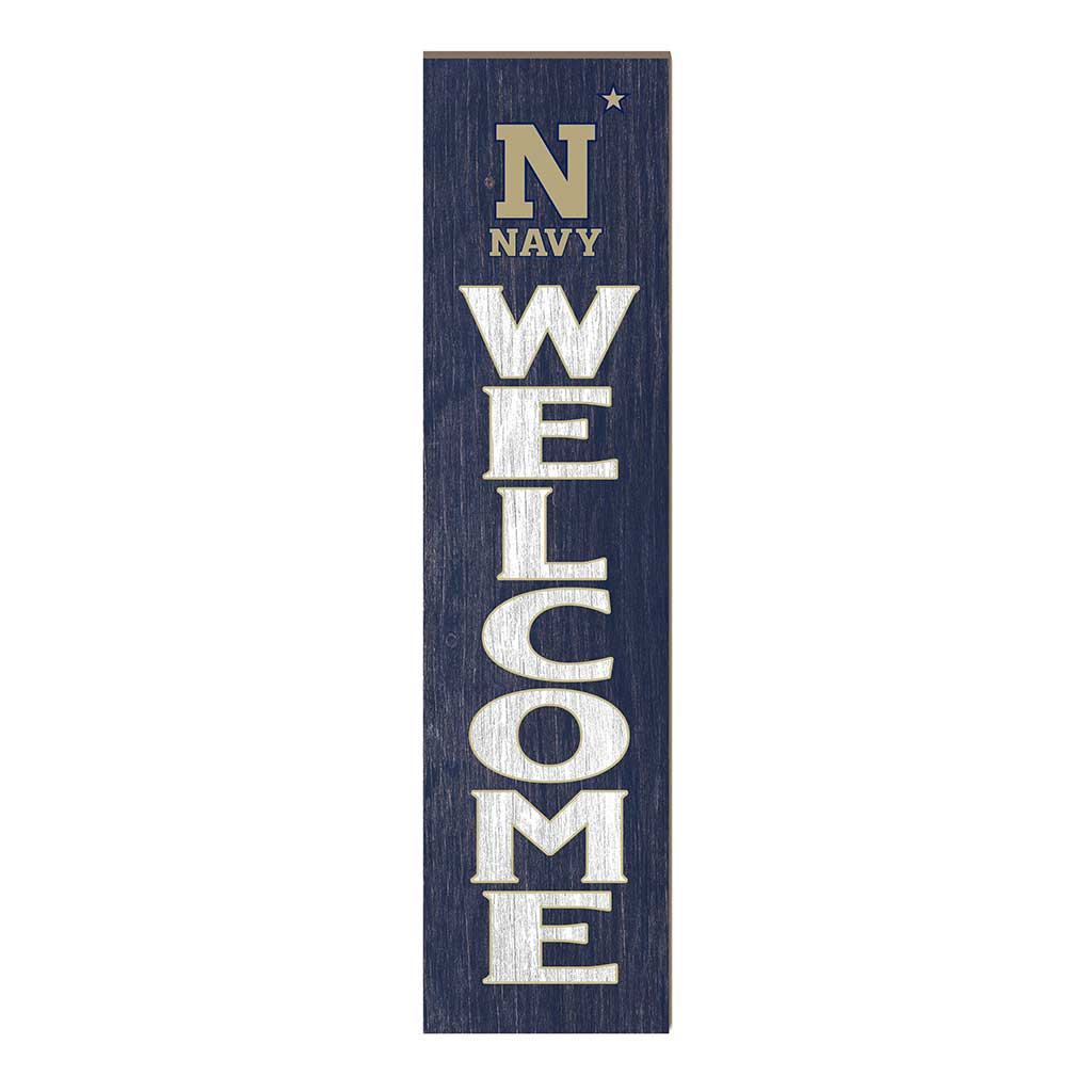11x46 Leaning Sign Welcome Naval Academy Midshipmen