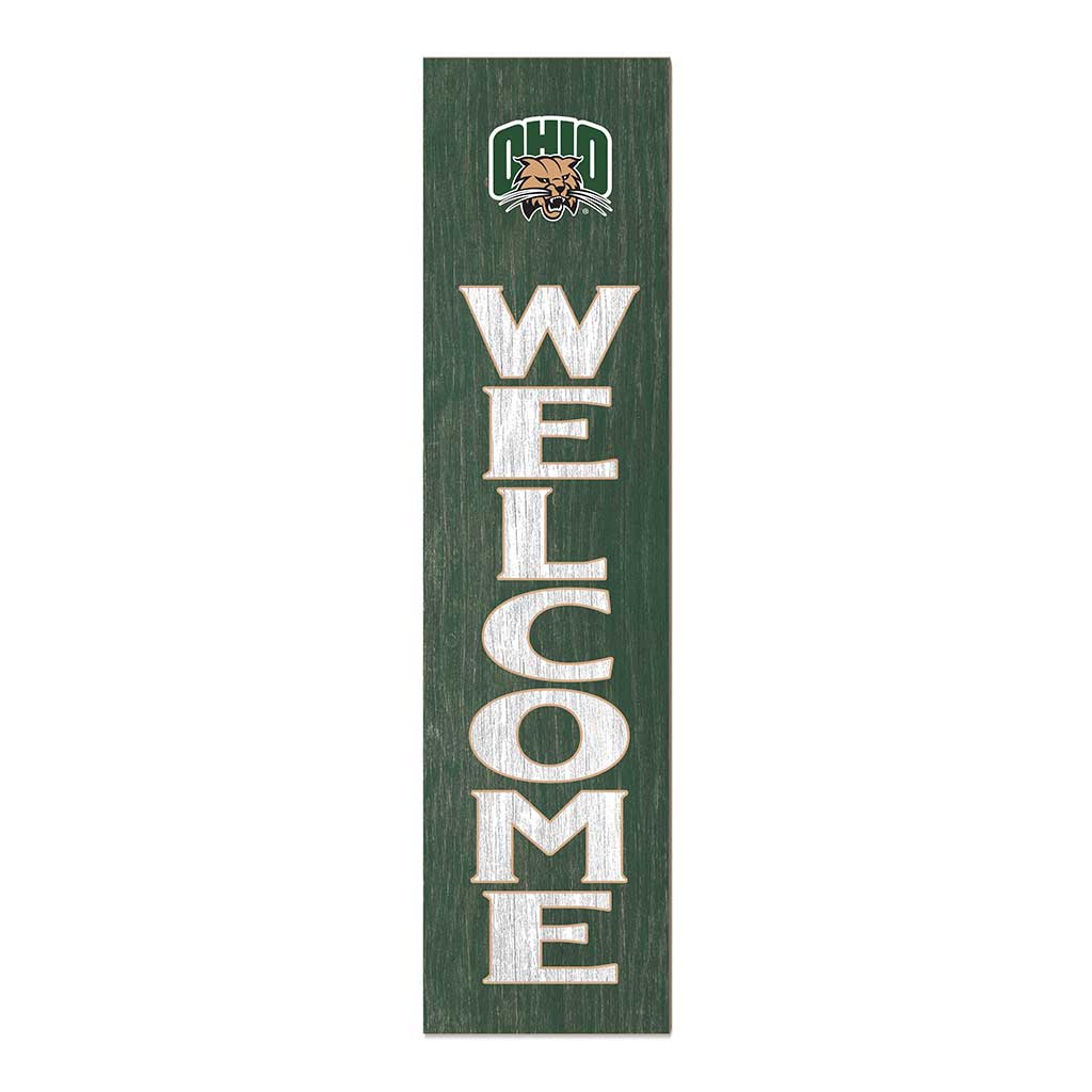 11x46 Leaning Sign Welcome Ohio Univ Bobcats