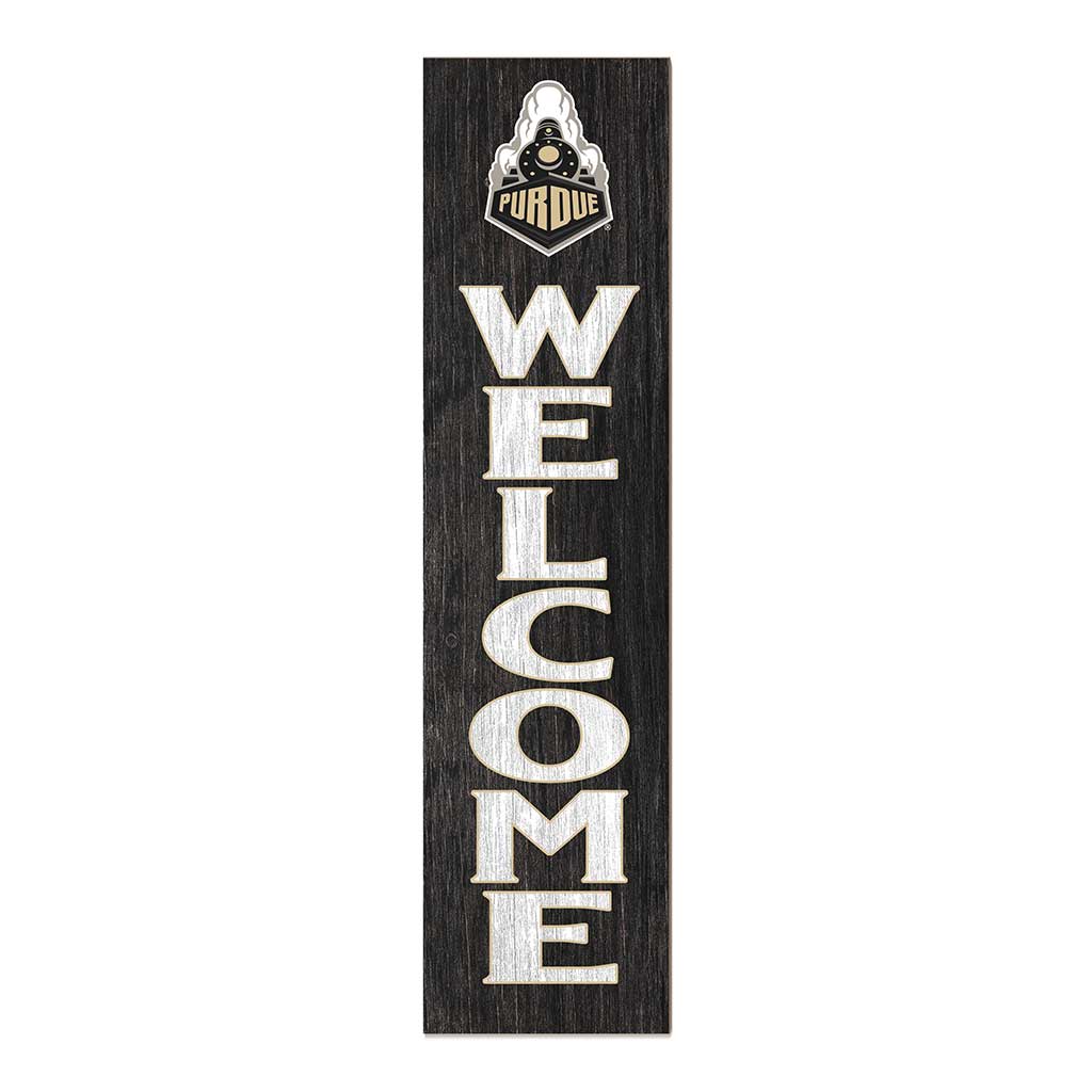 11x46 Leaning Sign Welcome Purdue Boilermakers