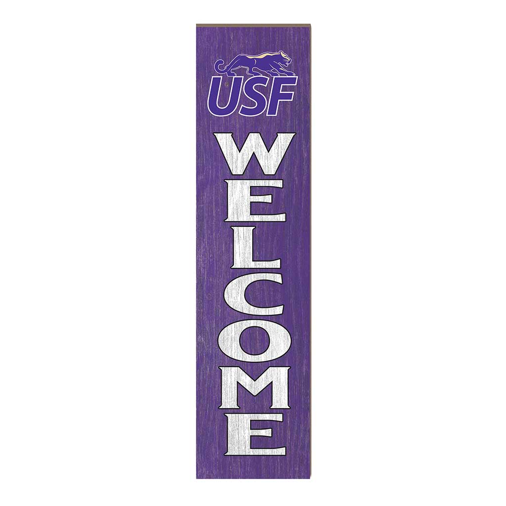 11x46 Leaning Sign Welcome Sioux Falls Cougars