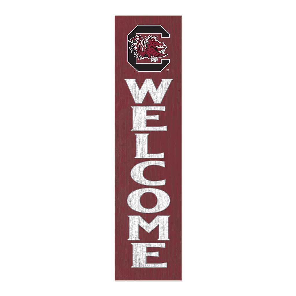 11x46 Leaning Sign Welcome South Carolina Gamecocks