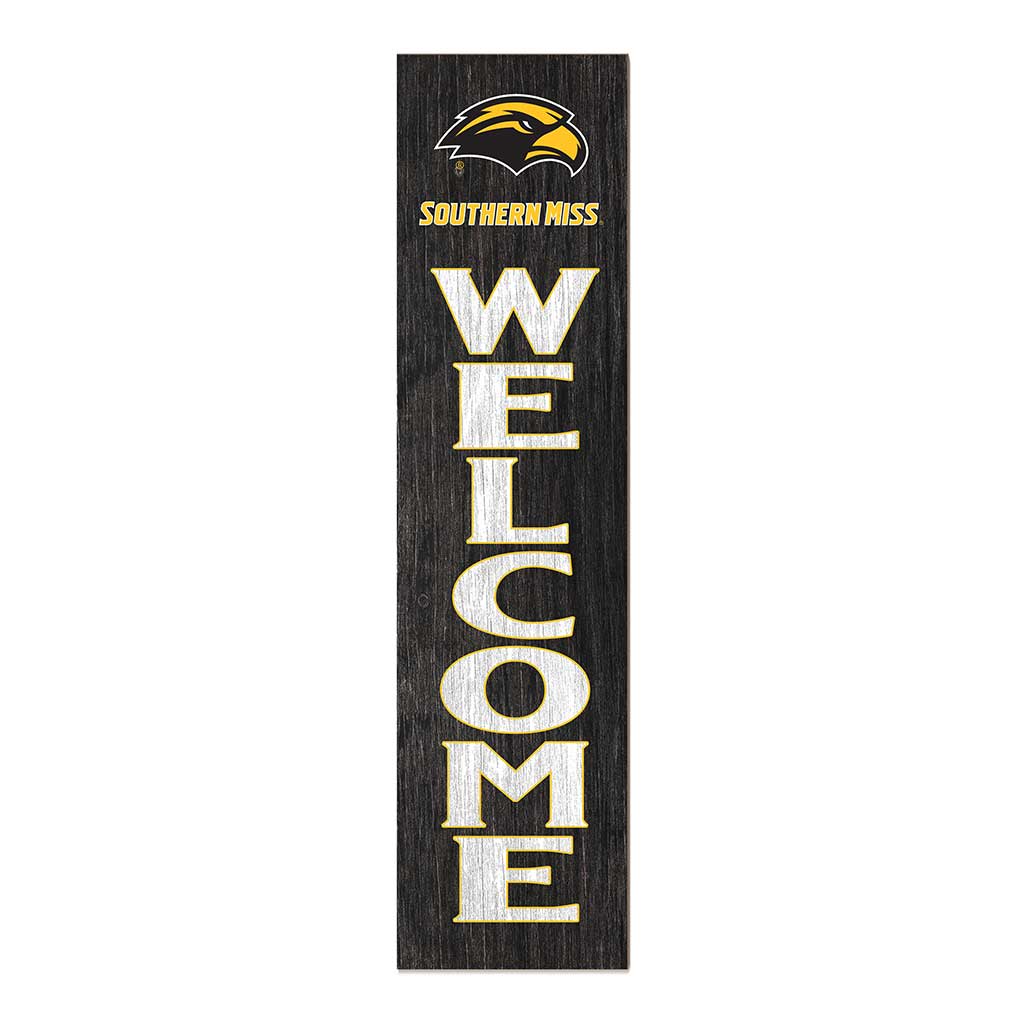11x46 Leaning Sign Welcome Southern Mississippi Golden Eagles