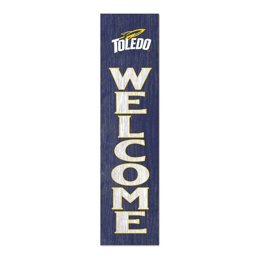 11x46 Leaning Sign Welcome Toledo Rockets
