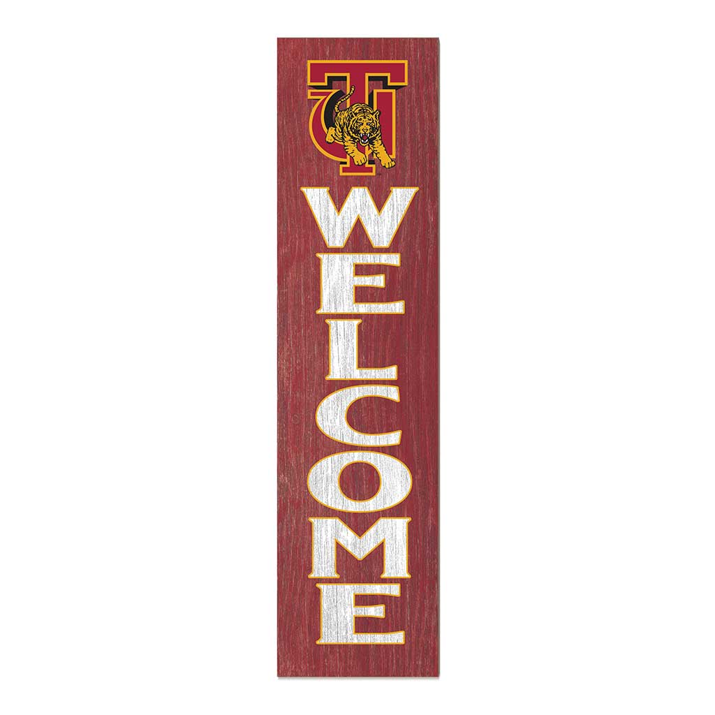 11x46 Leaning Sign Welcome Tuskegee Golden Tigers