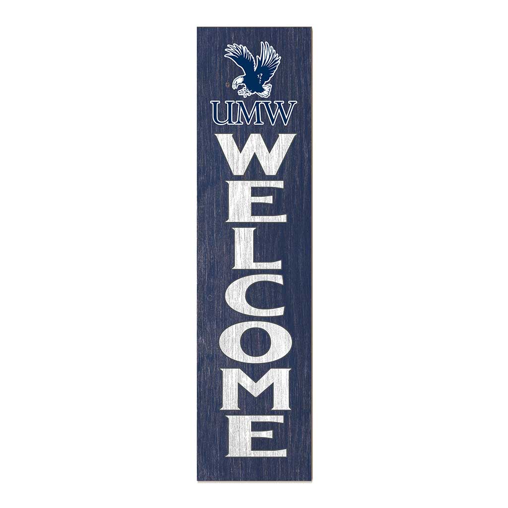 11x46 Leaning Sign Welcome University of Mary Washington Eagles