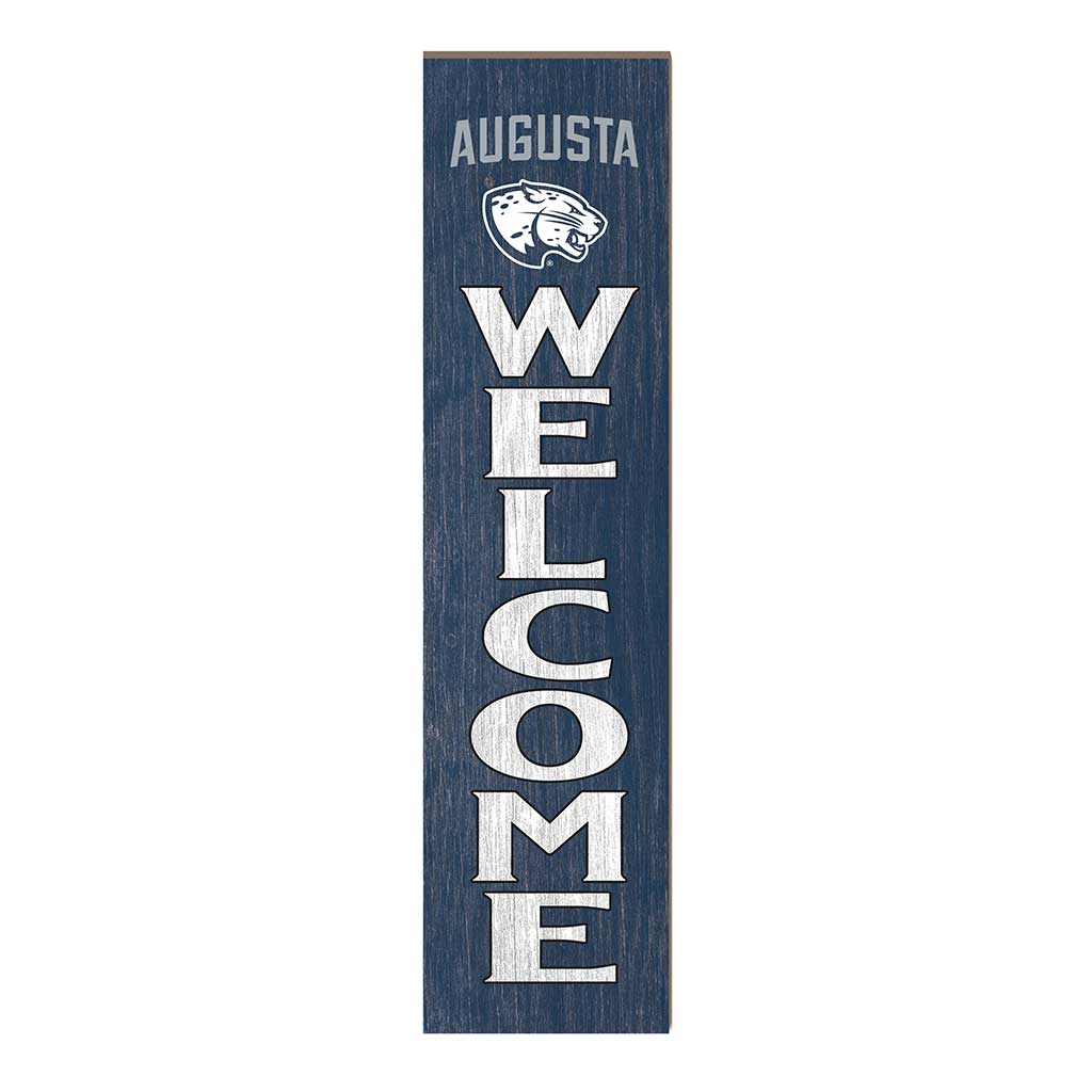 11x46 Leaning Sign Welcome Augusta University Jaguars