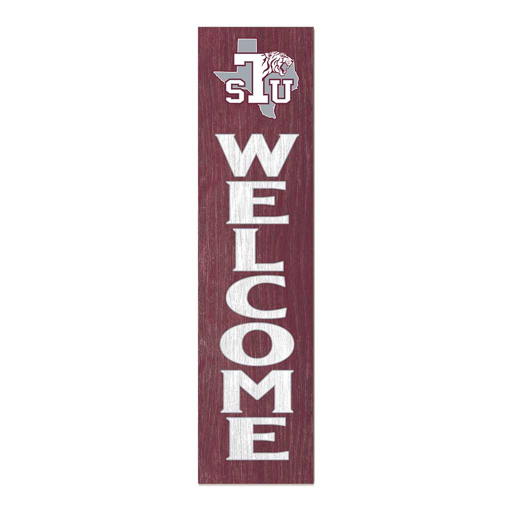 11x46 Leaning Sign Welcome Texas Southern Tigers