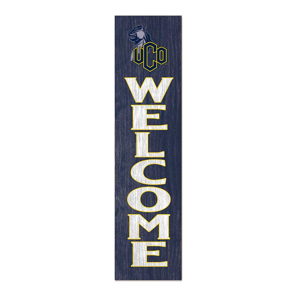 11x46 Leaning Sign Welcome Central Oklahoma BRONCHOS
