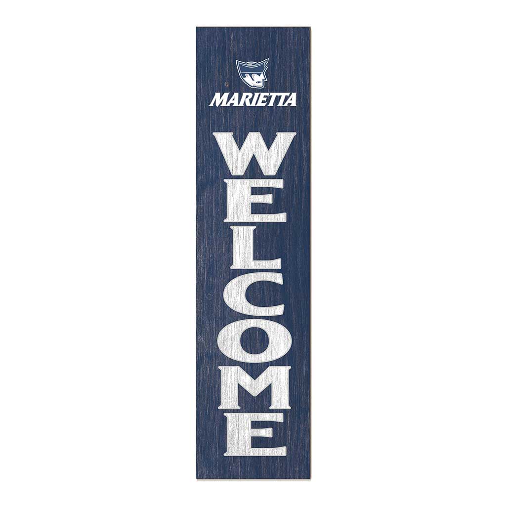 11x46 Leaning Sign Welcome Marietta College Pioneers