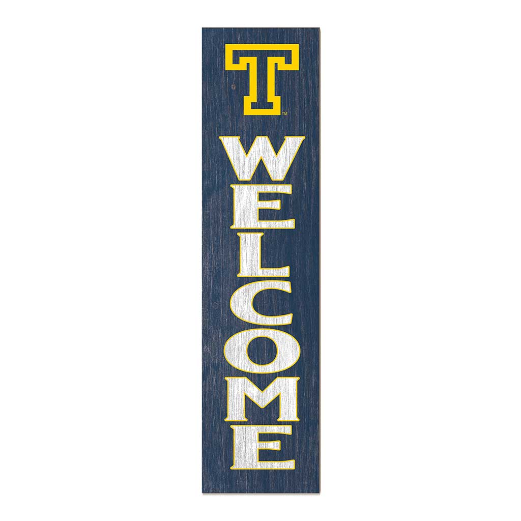 11x46 Leaning Sign Welcome Trinity College Bantams
