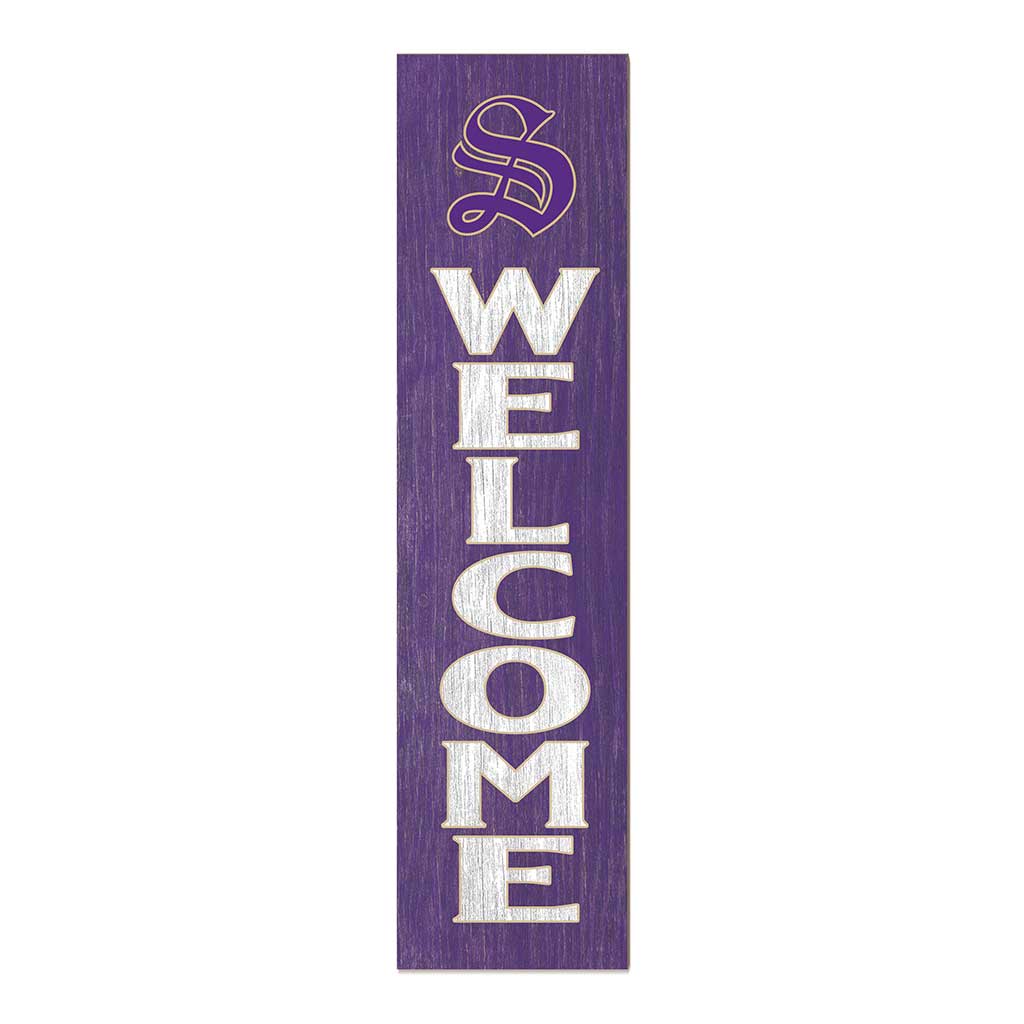 11x46 Leaning Sign Welcome Sewanee - The University of the South Tigers
