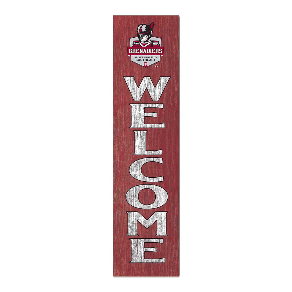 11x46 Leaning Sign Welcome Indiana University Southeast Grenadiers