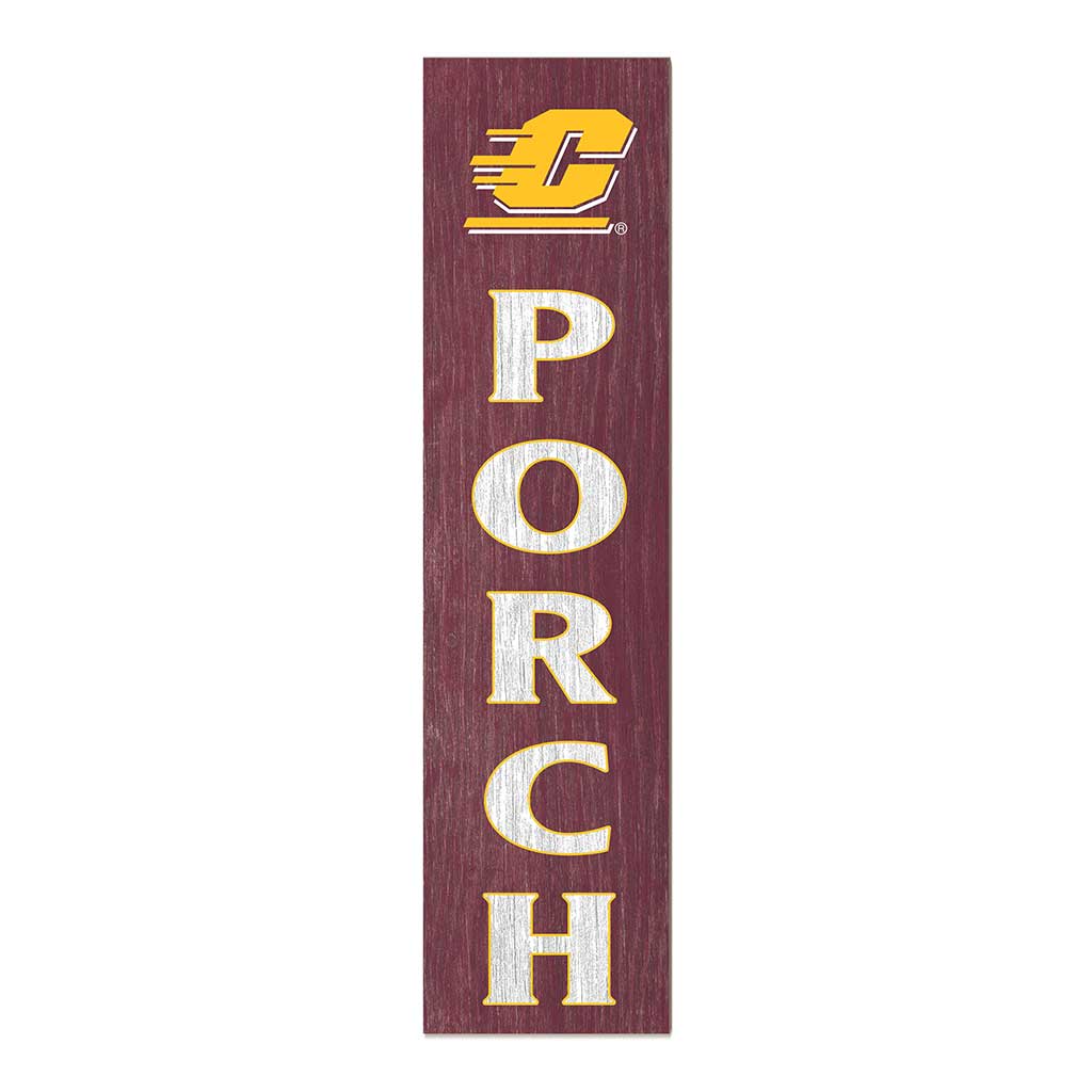 11x46 Leaning Sign Porch Central Michigan Chippewas