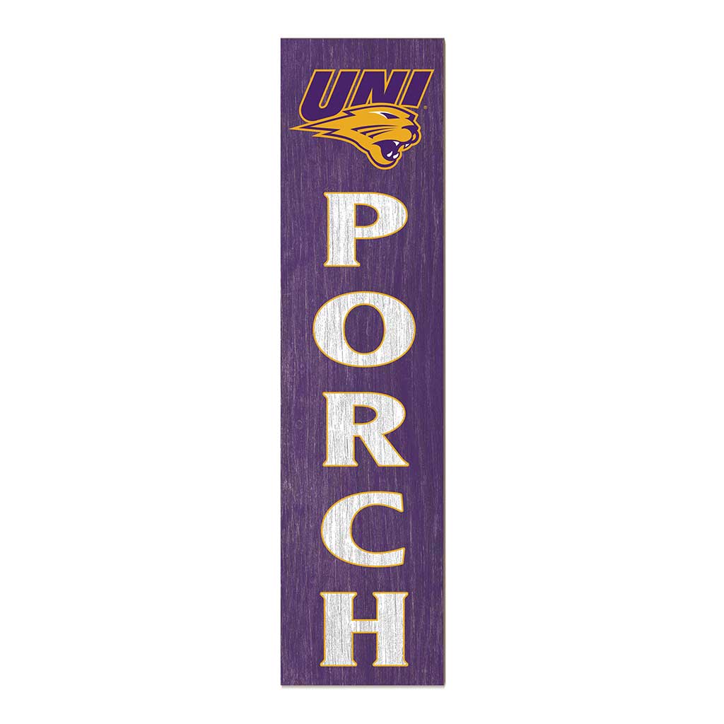 11x46 Leaning Sign Porch Northern Iowa Panthers