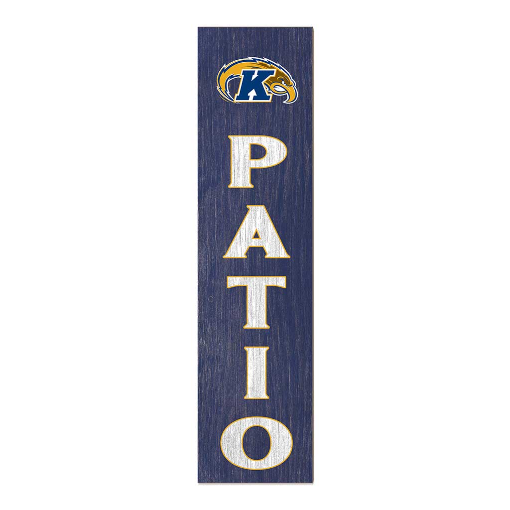 11x46 Leaning Sign Patio Kent State Golden Flashes