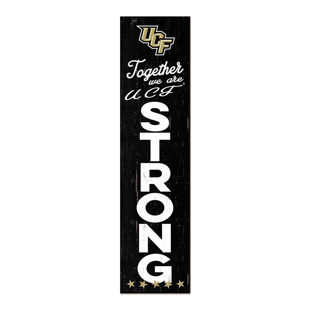 11x46 Leaning Sign Together we are Strong Central Florida Knights