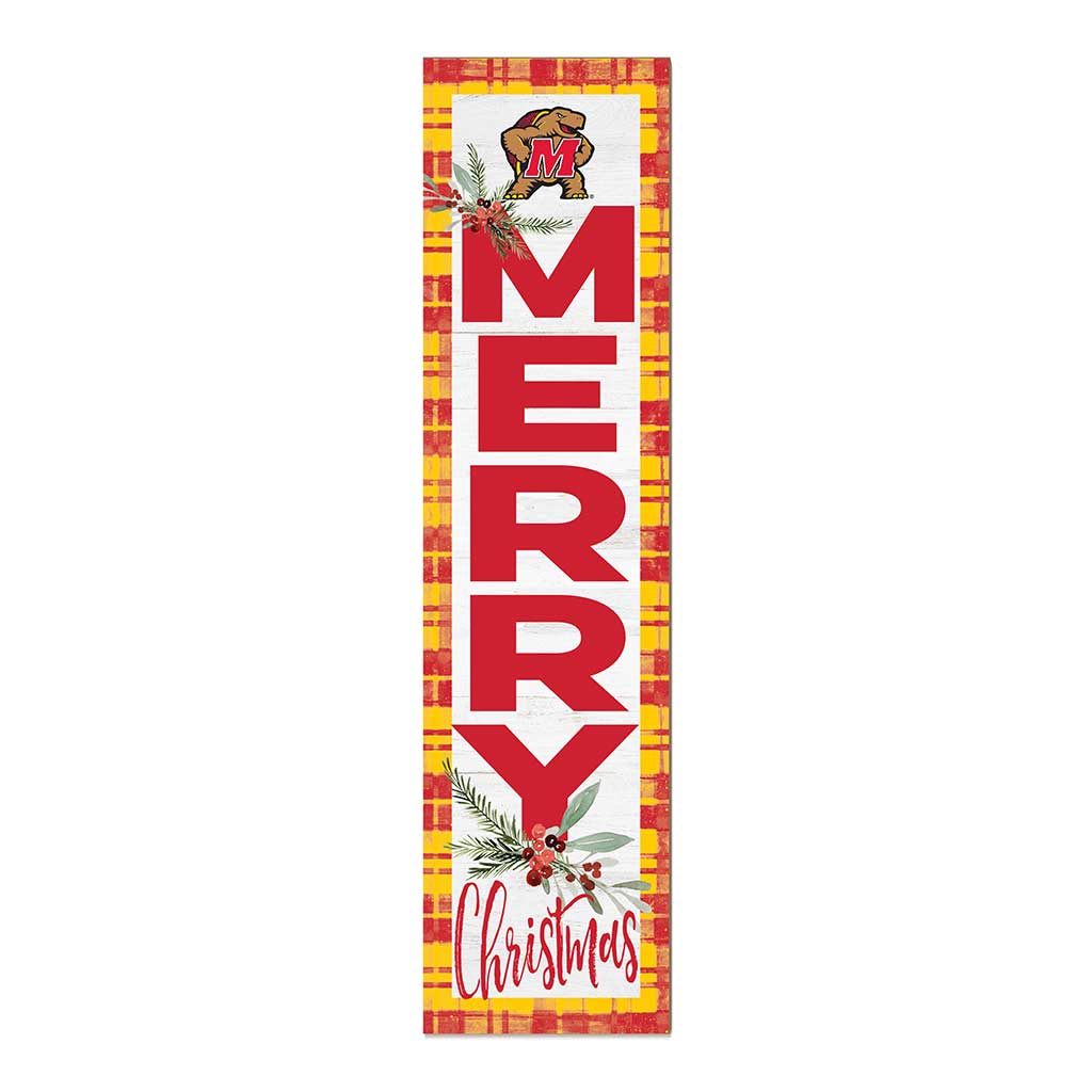 11x46 Merry Christmas Sign Maryland Terrapins