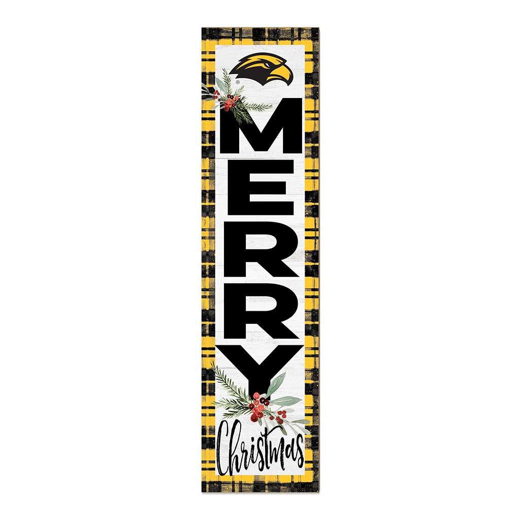 11x46 Merry Christmas Sign Southern Mississippi Golden Eagles
