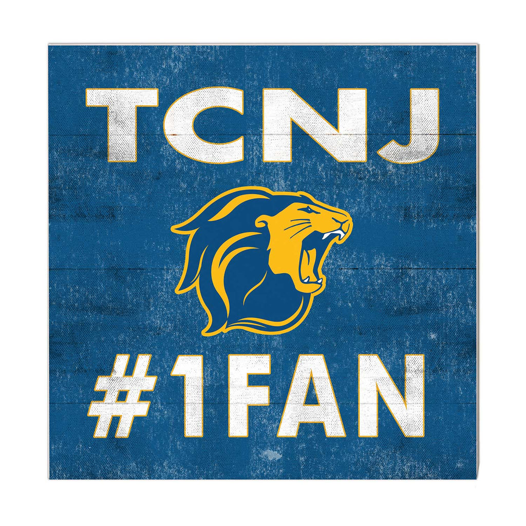 10x10 Team Color #1 Fan The College of New Jersey Lions