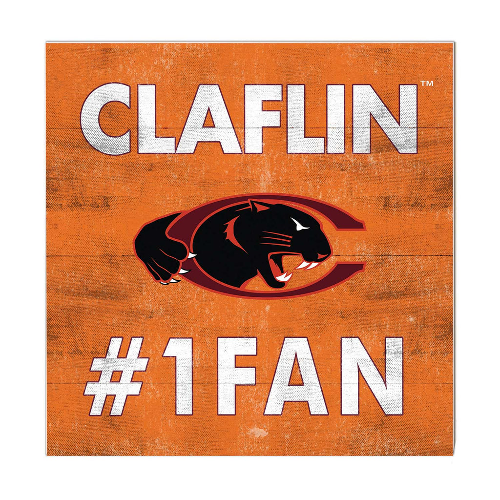 10x10 Team Color #1 Fan Claflin University Panthers
