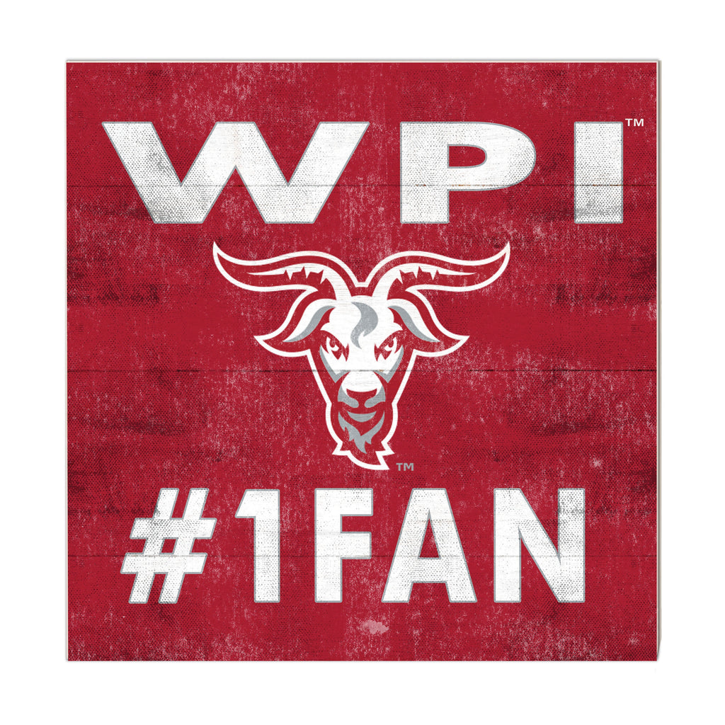10x10 Team Color #1 Fan Worcester Polytechnic Institute Engineers
