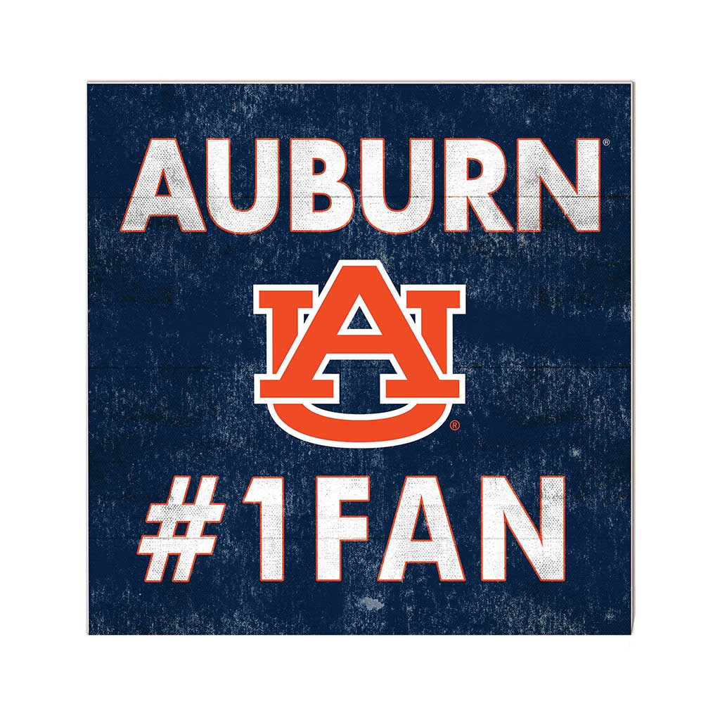 10x10 Team Color #1 Fan Auburn Tigers