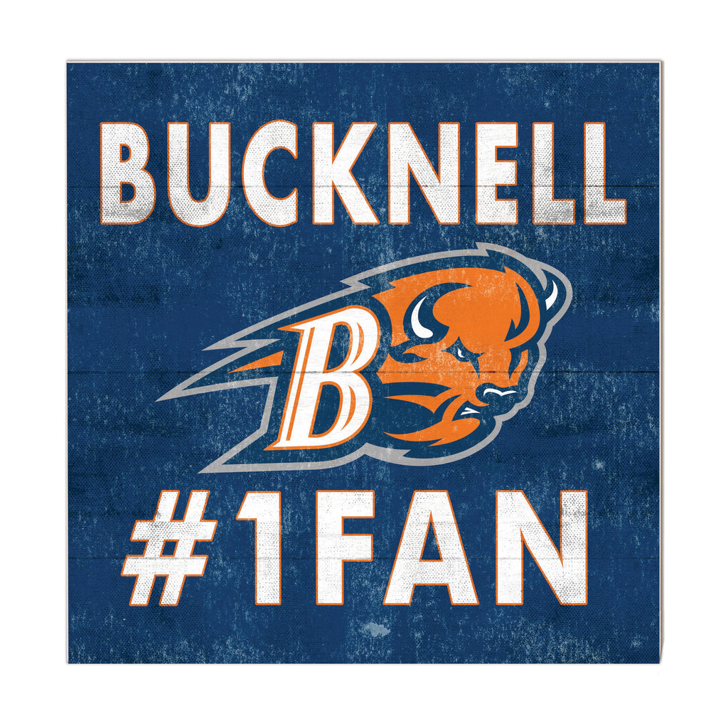 10x10 Team Color #1 Fan Bucknell Bison