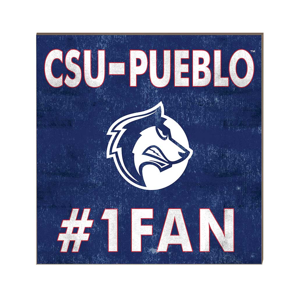 10x10 Team Color #1 Fan Colorado State-Pueblo Thunder Wolves