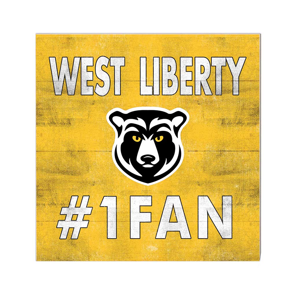 10x10 Team Color #1 Fan West Liberty University Hilltoppers