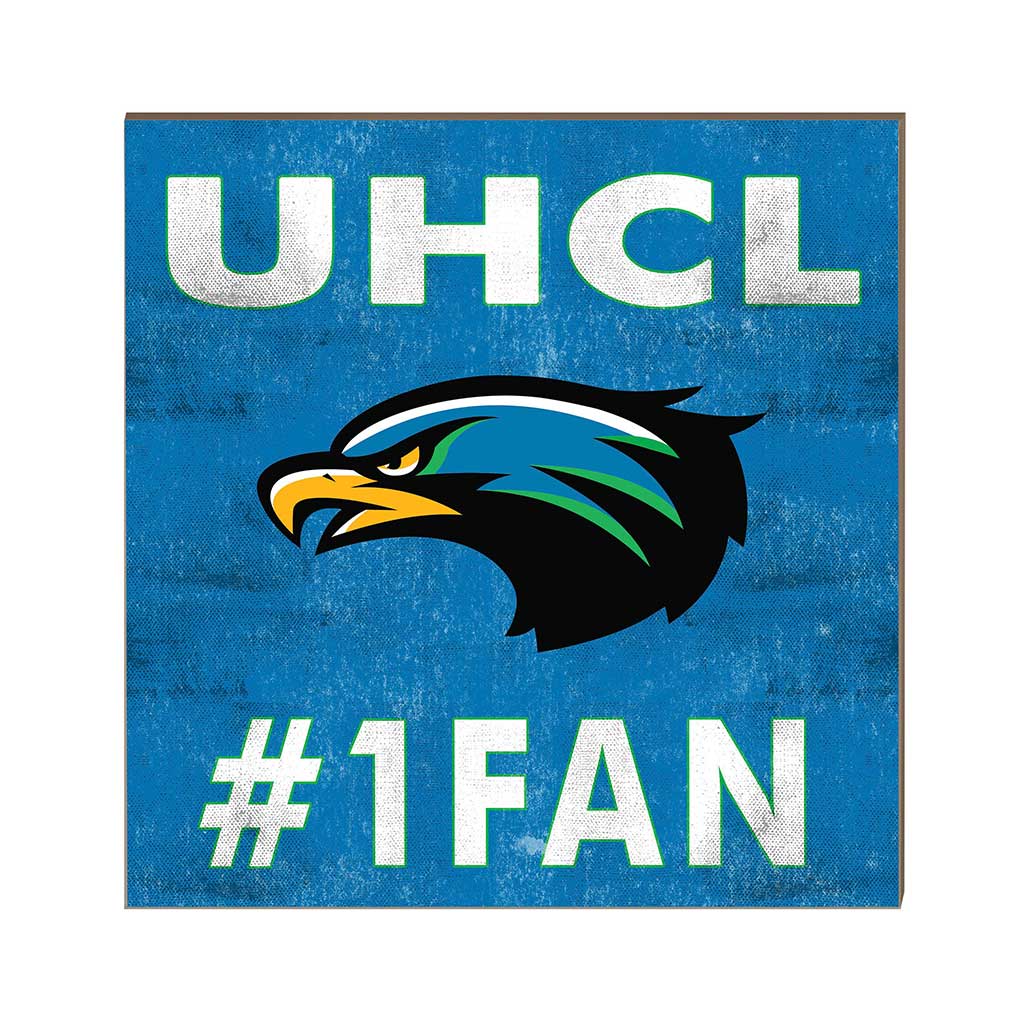 10x10 Team Color #1 Fan University of Houston - Clear Lake Hawks